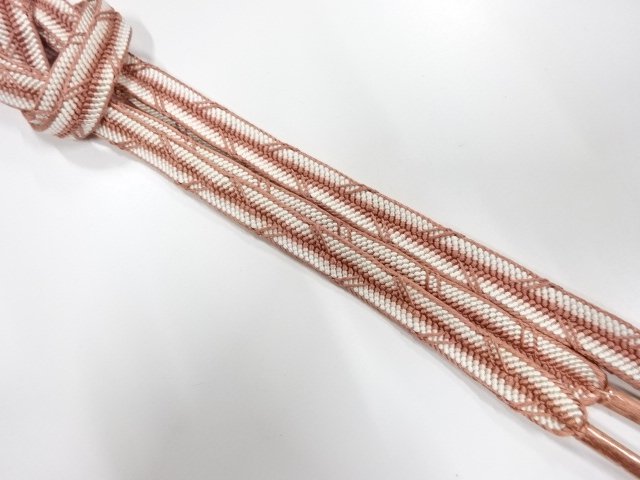 未使用品　正絹　手組帯締め